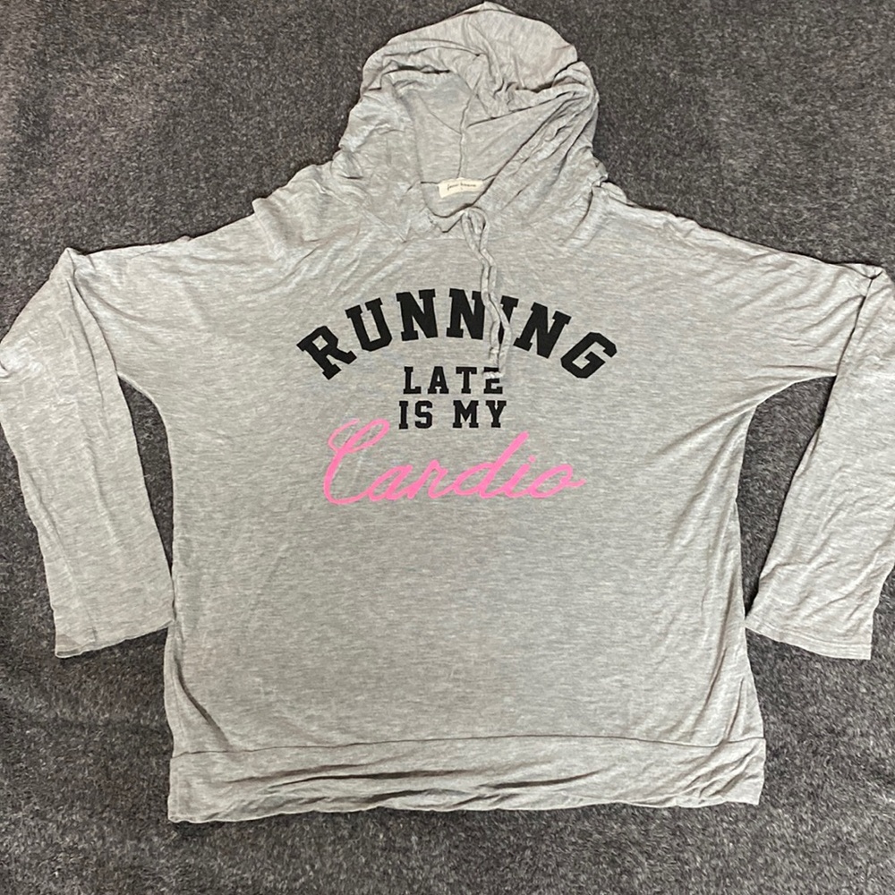 Thin long sleeve hoodie